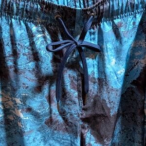 Realtree Xtreme Blue and Black Patterned Swim Shorts XXL